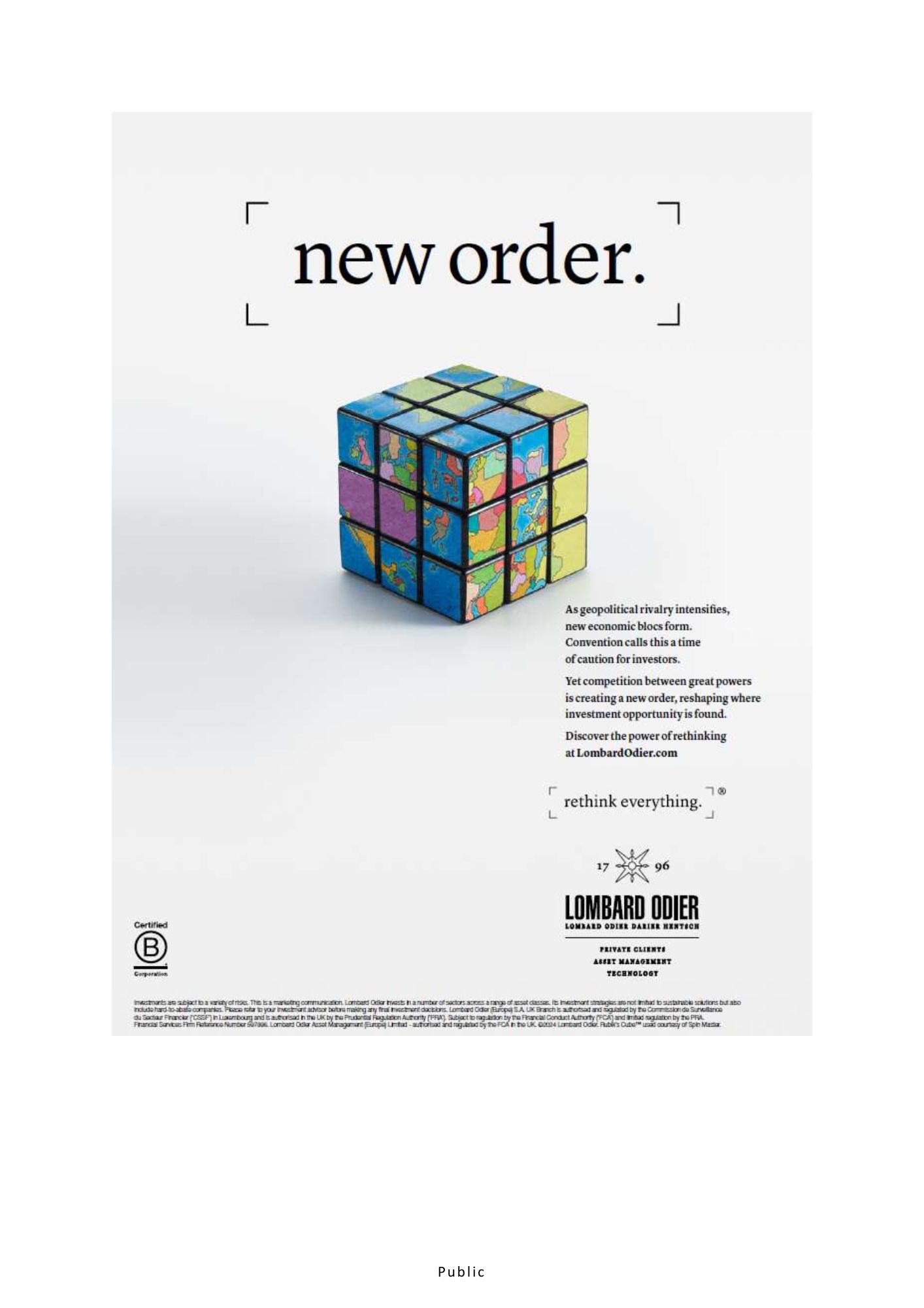 Lombard Odier - New Order