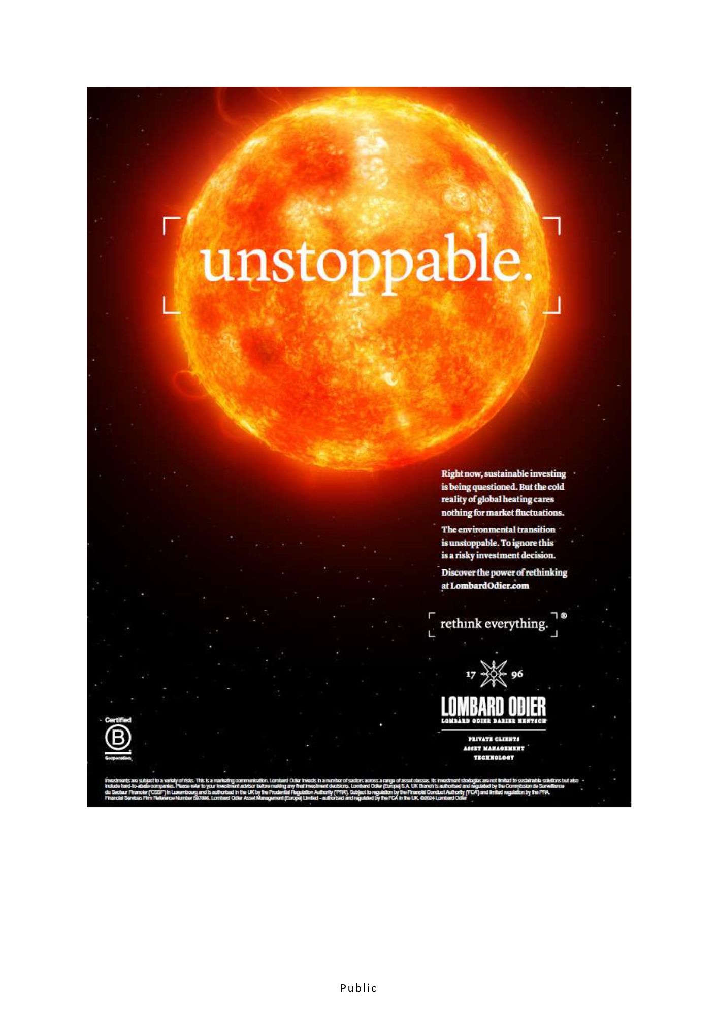 Lombard Odier - Unstoppable