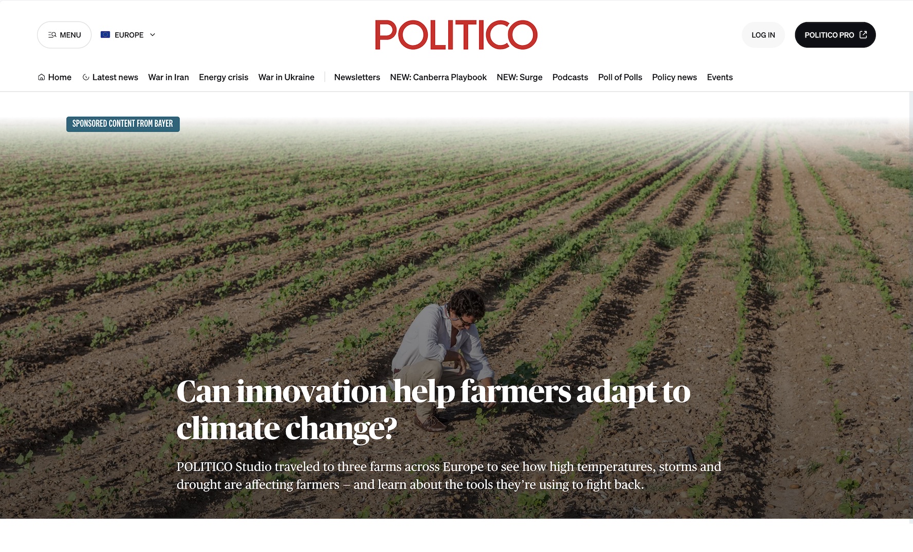Bayer - Politico 2025